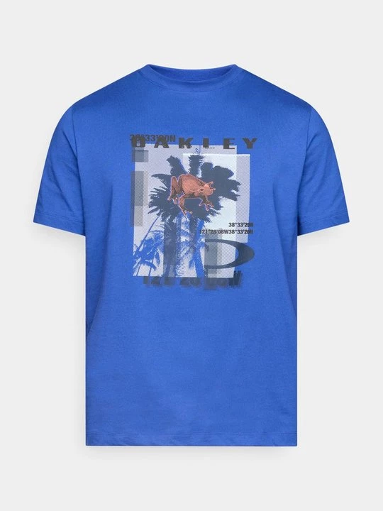 Foto van product T-shirt print Oakley blauw