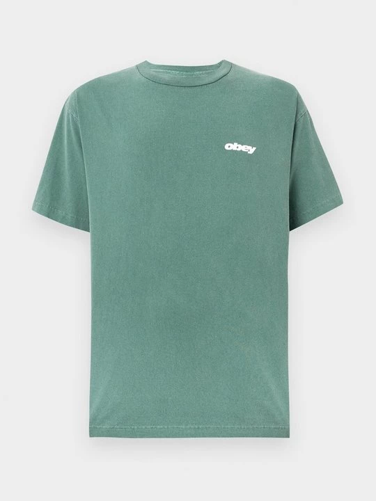 Foto van product T-shirt print Obey Clothing groen