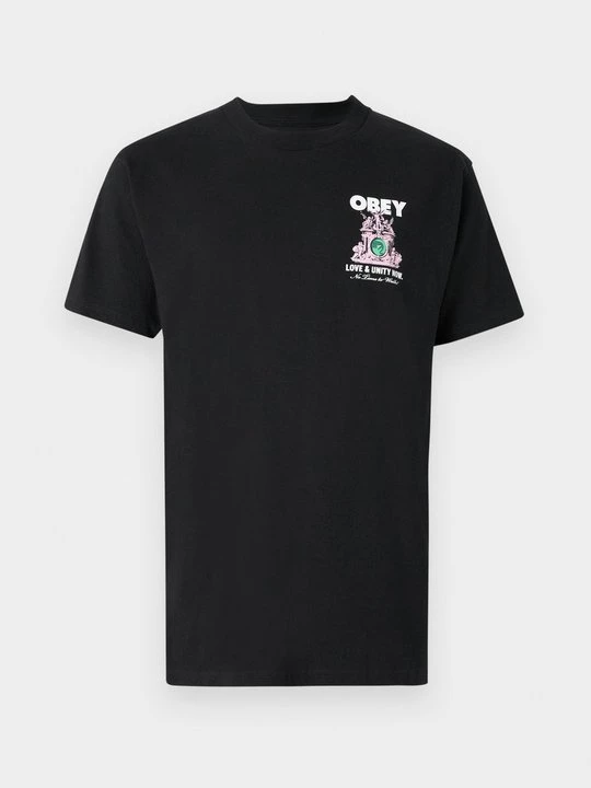 Foto van product T-shirt print Obey Clothing zwart