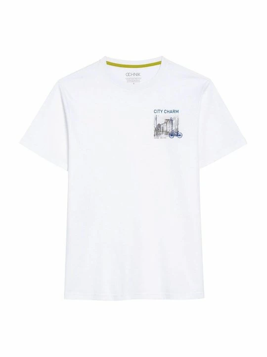 Foto van product T-shirt print Ochnik wit