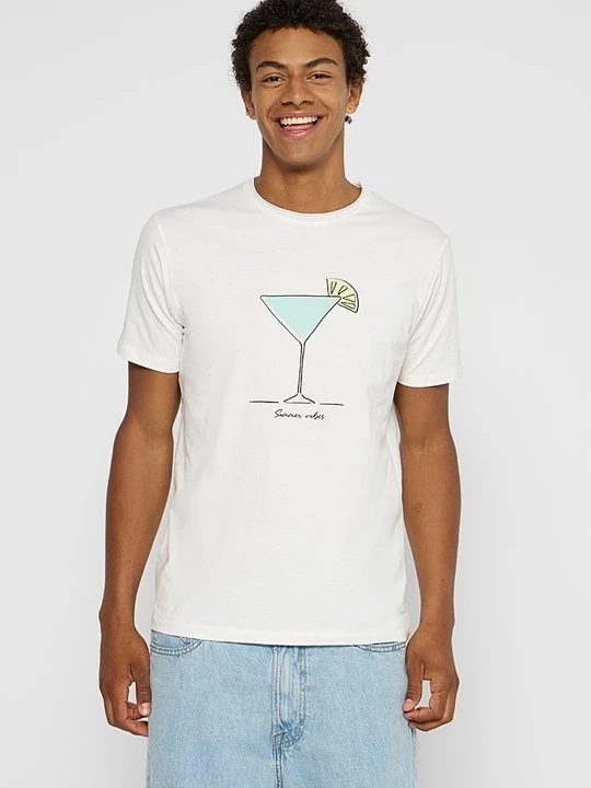Foto van product T-shirt print Ochnik wit