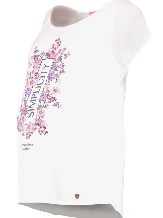 Foto van product T-shirt print Ohma! wit