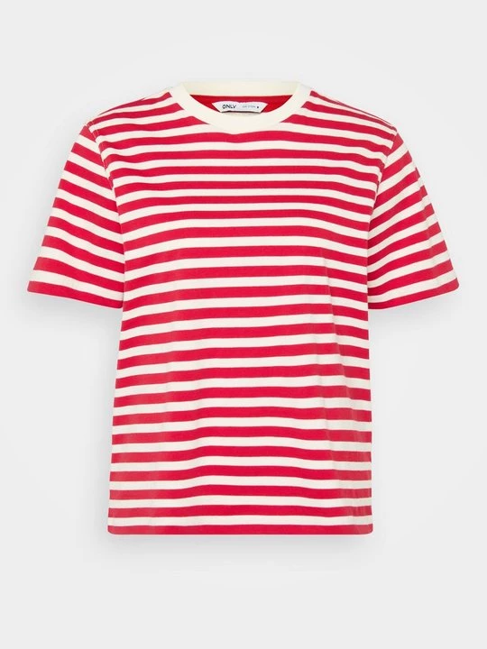 Foto van product T-shirt print Only beżowy