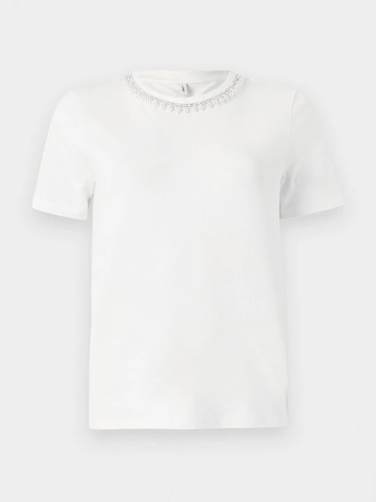 Foto van product T-shirt print Only beżowy