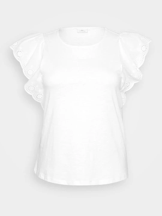 Foto van product T-shirt print ONLY Carmakoma crème