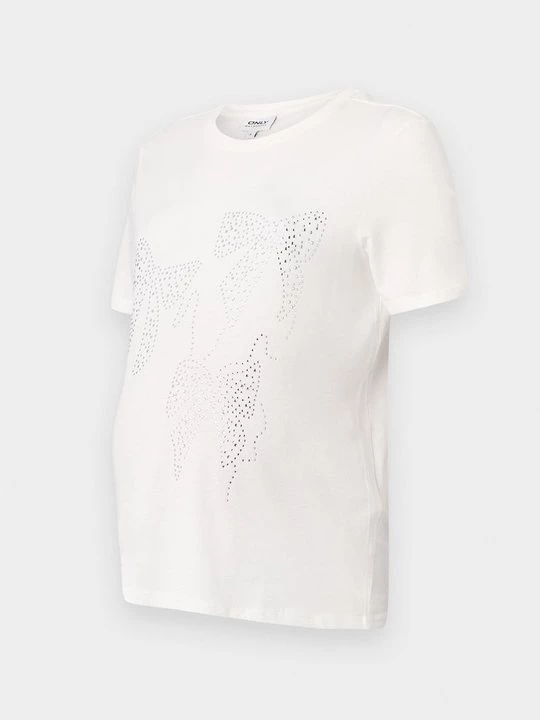 Foto van product T-shirt print Only crème