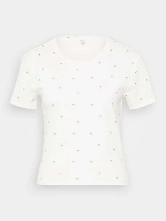 Foto van product T-shirt print Only crème
