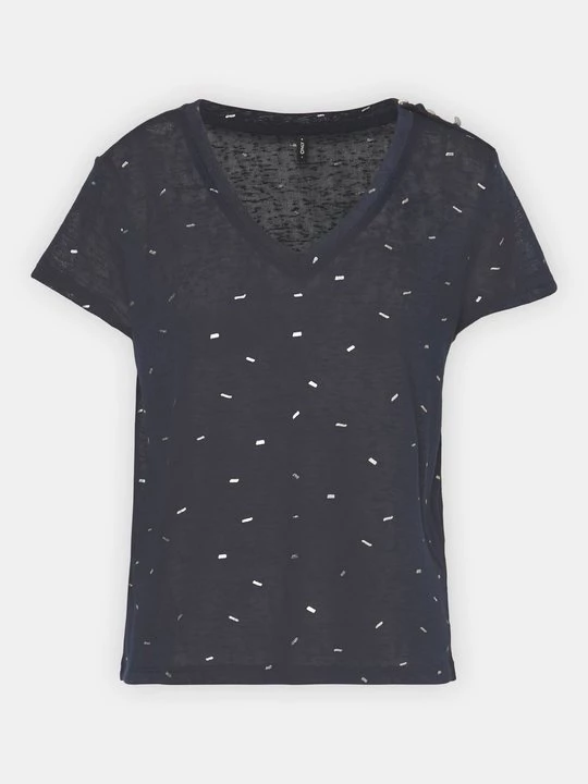Foto van product T-shirt print Only donkerblauw