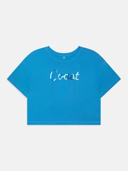 Foto van product T-shirt print ONLY GIRLS blauw