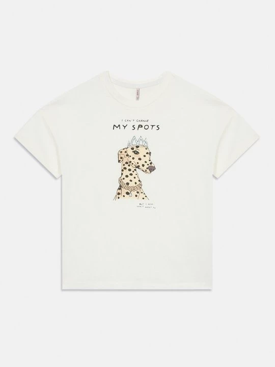 Foto van product T-shirt print ONLY GIRLS blauw