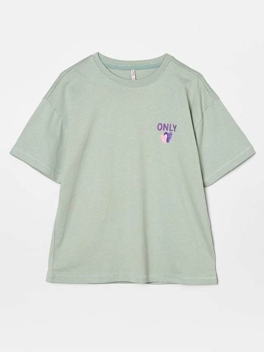 Foto van product T-shirt print ONLY GIRLS groen