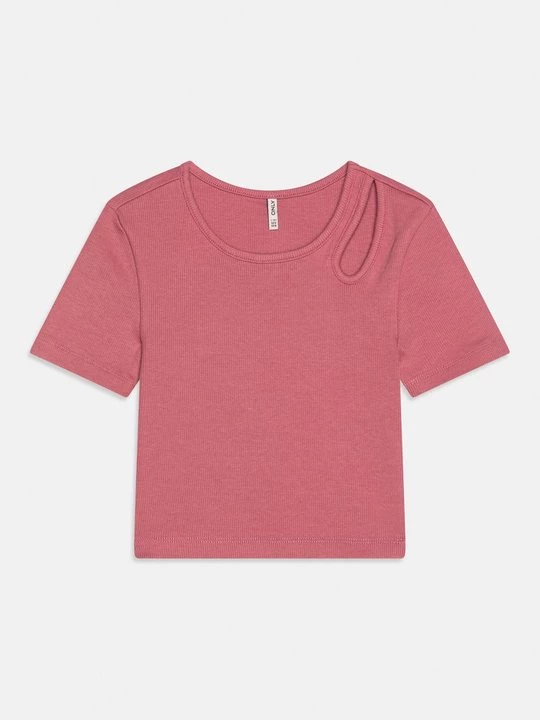 Foto van product T-shirt print ONLY GIRLS mauve