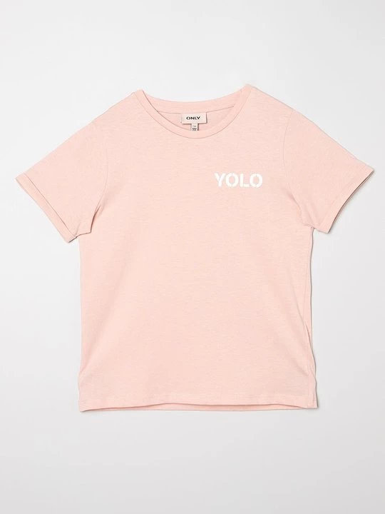 Foto van product T-shirt print ONLY GIRLS roze