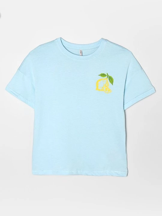 Foto van product T-shirt print ONLY GIRLS wit