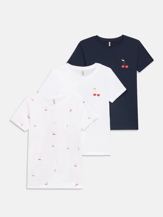 Foto van product T-shirt print ONLY GIRLS wit