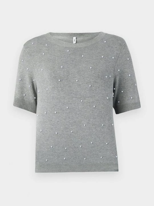 Foto van product T-shirt print Only lichtgrijs