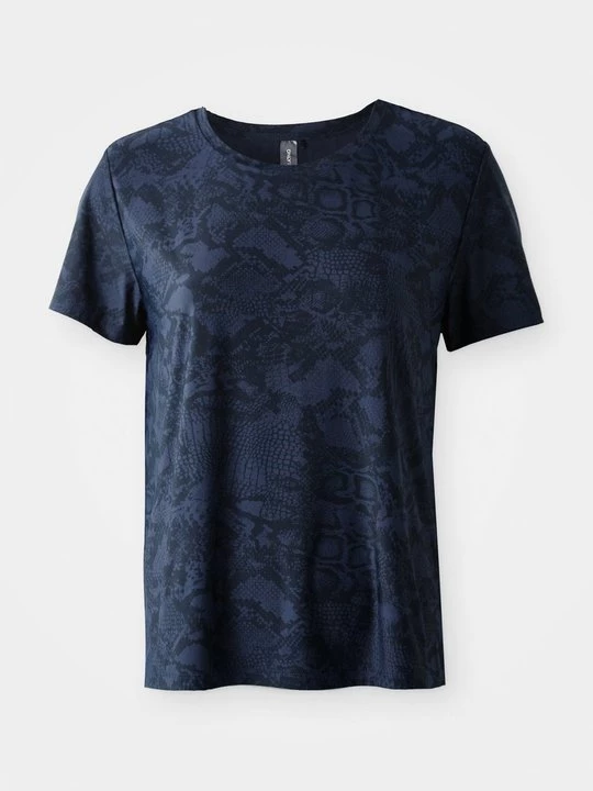 Foto van product T-shirt print Only Play donkerblauw