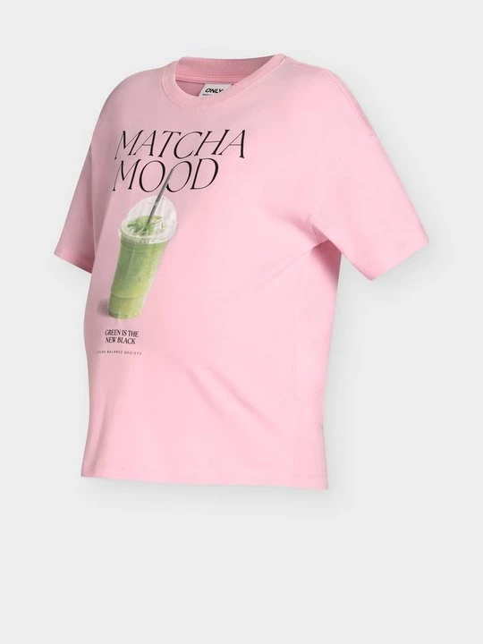 Foto van product T-shirt print Only roze