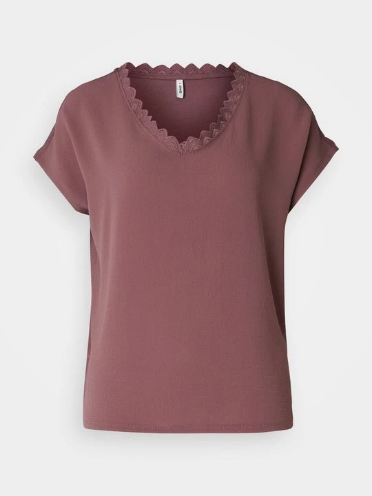 Foto van product T-shirt print Only roze