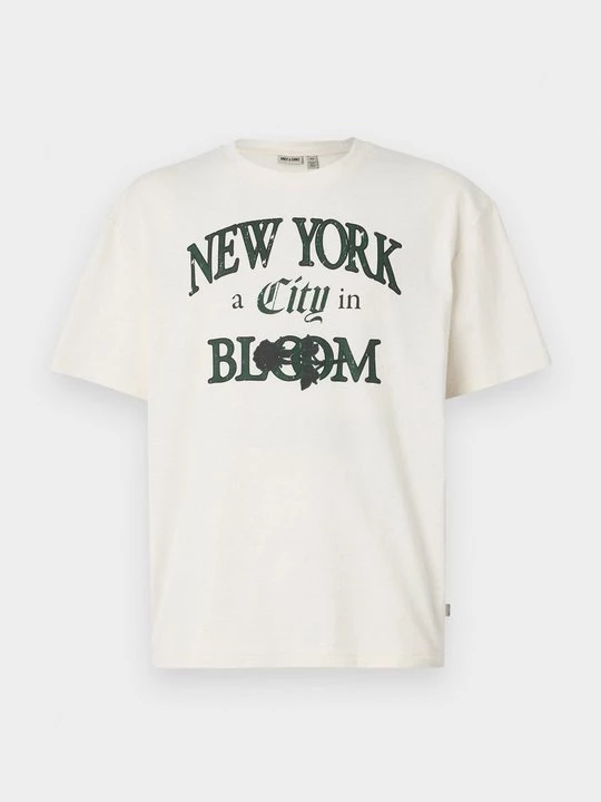 Foto van product T-shirt print Only & Sons crème