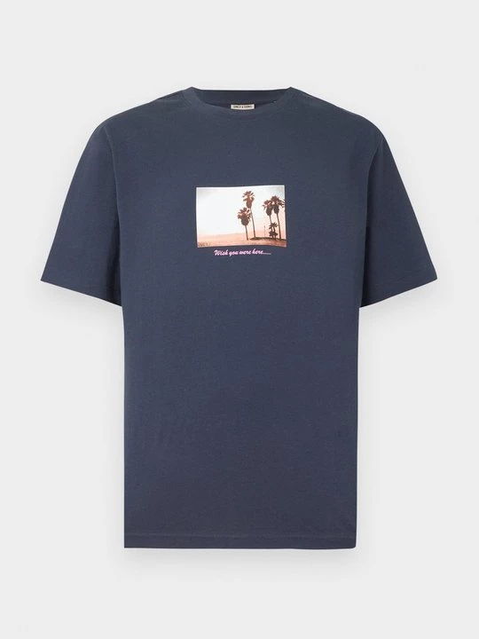 Foto van product T-shirt print Only & Sons donkerblauw