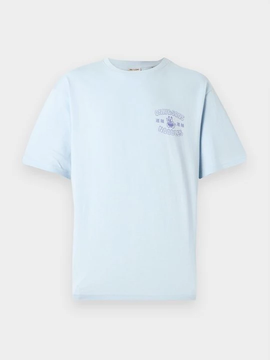Foto van product T-shirt print Only & Sons donkerblauw
