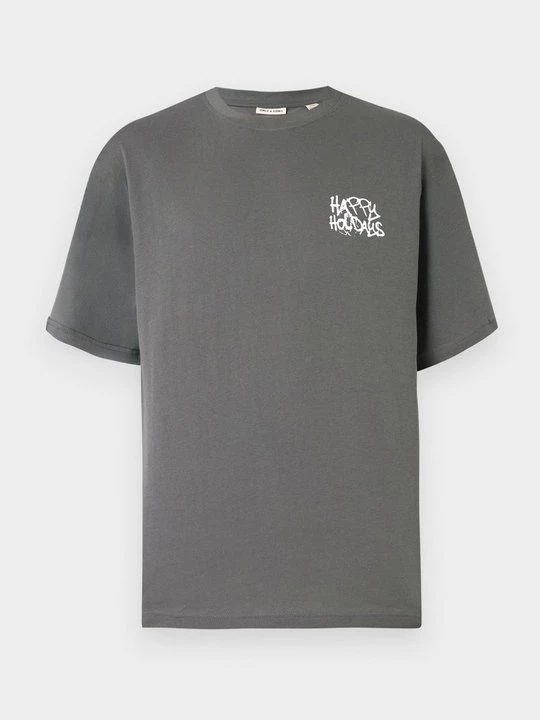 Foto van product T-shirt print Only & Sons grijs