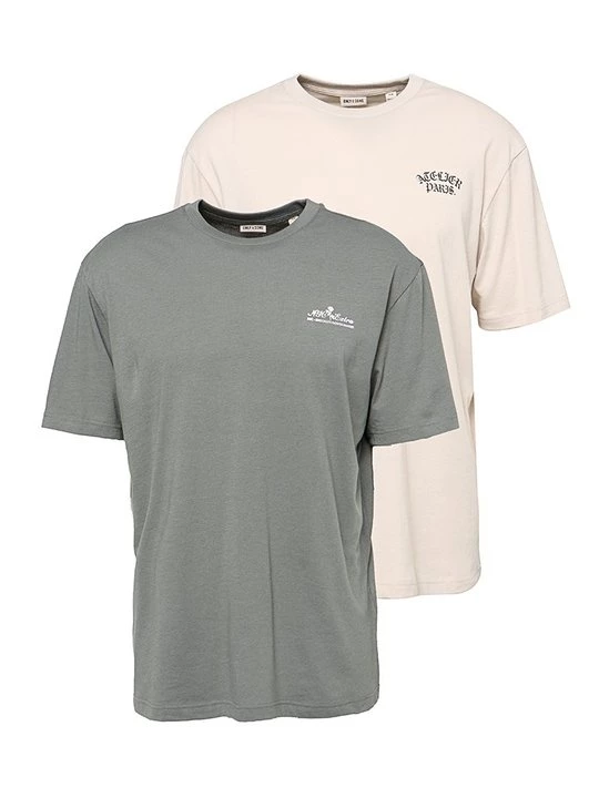 Foto van product T-shirt print Only & Sons grijs
