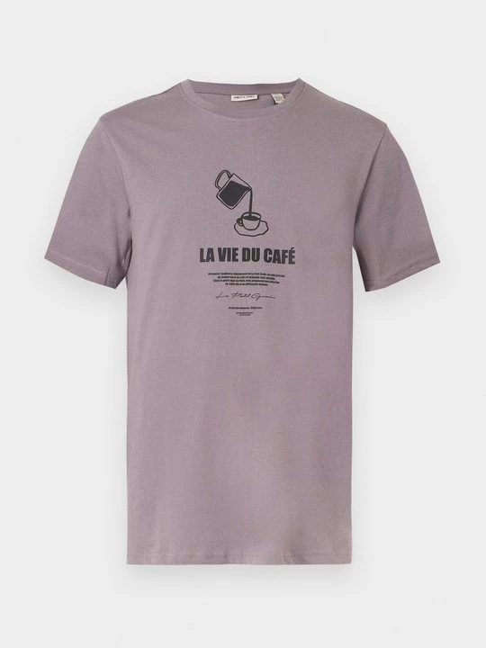 Foto van product T-shirt print Only & Sons mauve
