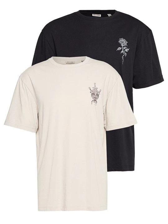 Foto van product T-shirt print Only & Sons zwart