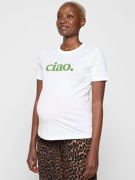 Foto van product T-shirt print Only wit