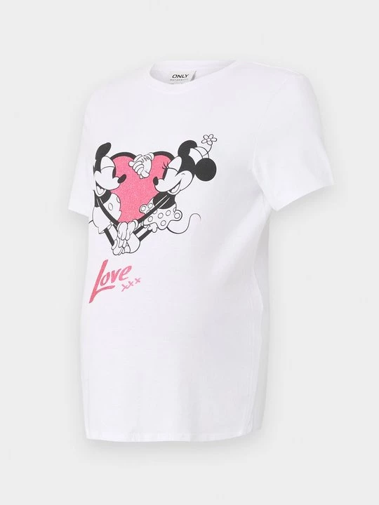 Foto van product T-shirt print Only wit