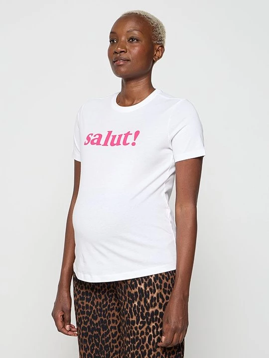 Foto van product T-shirt print Only wit