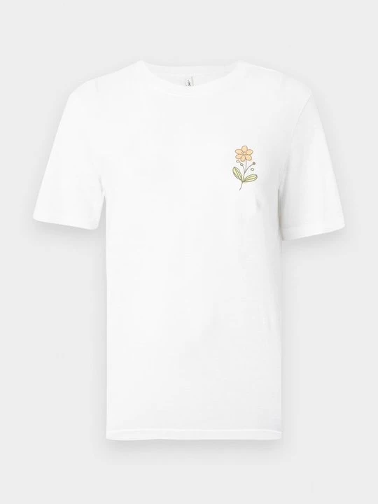 Foto van product T-shirt print Only wit