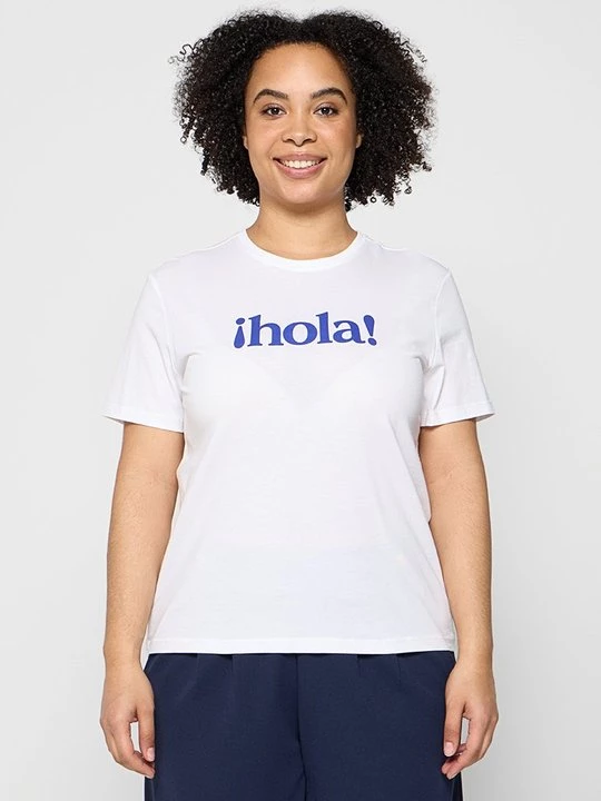 Foto van product T-shirt print Only wit