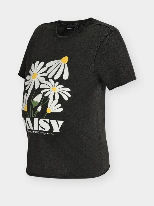 Foto van product T-shirt print Only zwart