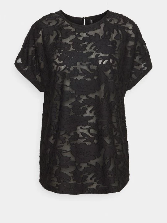 Foto van product T-shirt print Only zwart