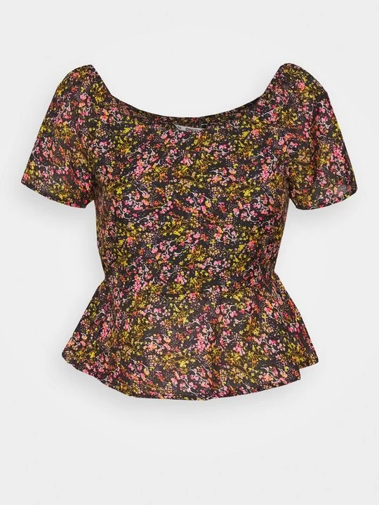 Foto van product T-shirt print Only zwart