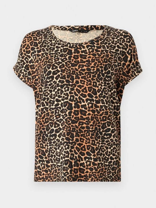 Foto van product T-shirt print Only zwart