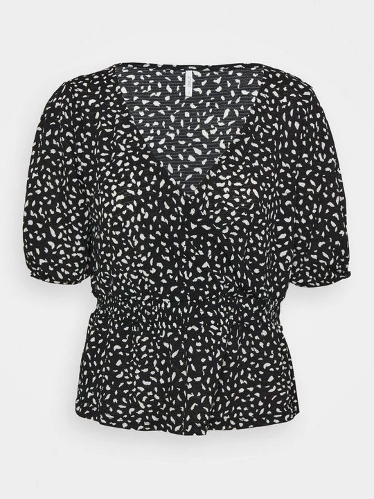 Foto van product T-shirt print Only zwart