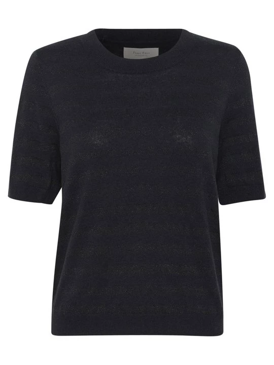 Foto van product T-shirt print Part Two donkerblauw