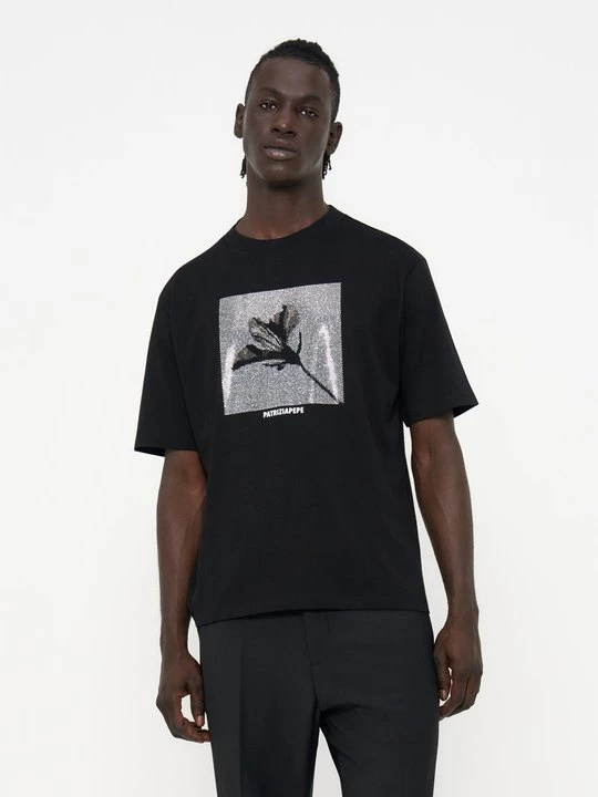 Foto van product T-shirt print Patrizia Pepe zwart