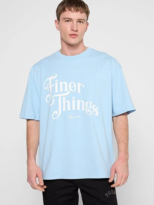 Foto van product T-shirt print Pegador blauw