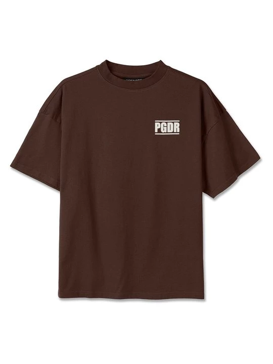 Foto van product T-shirt print Pegador bruin