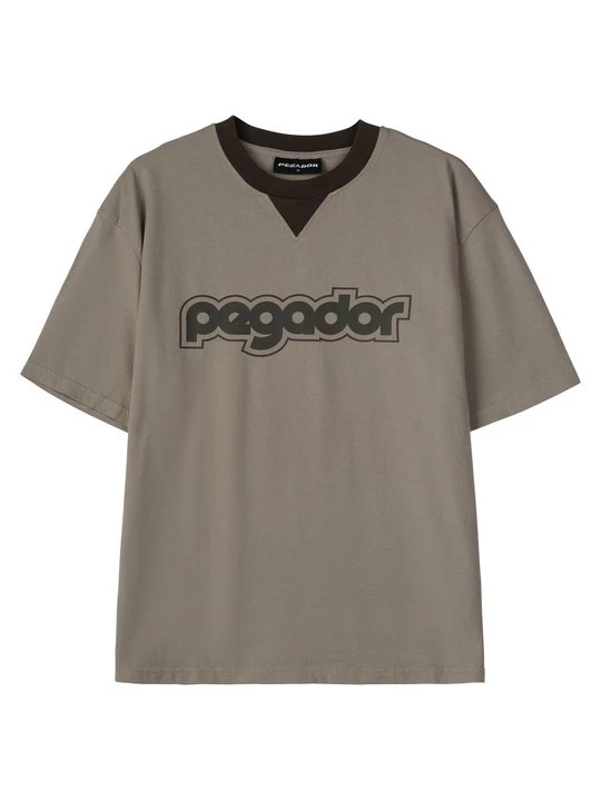 Foto van product T-shirt print Pegador bruin
