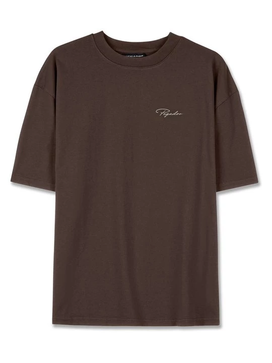 Foto van product T-shirt print Pegador bruin