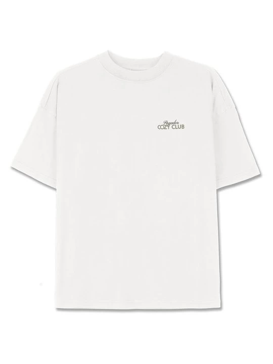 Foto van product T-shirt print Pegador crème
