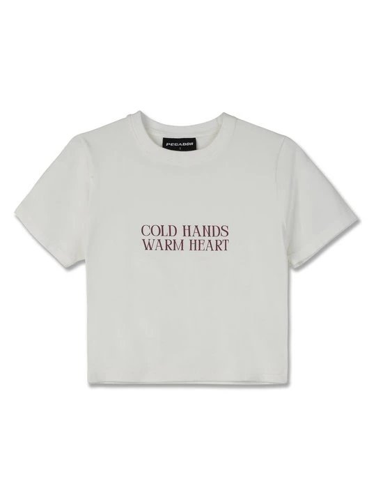 Foto van product T-shirt print Pegador crème