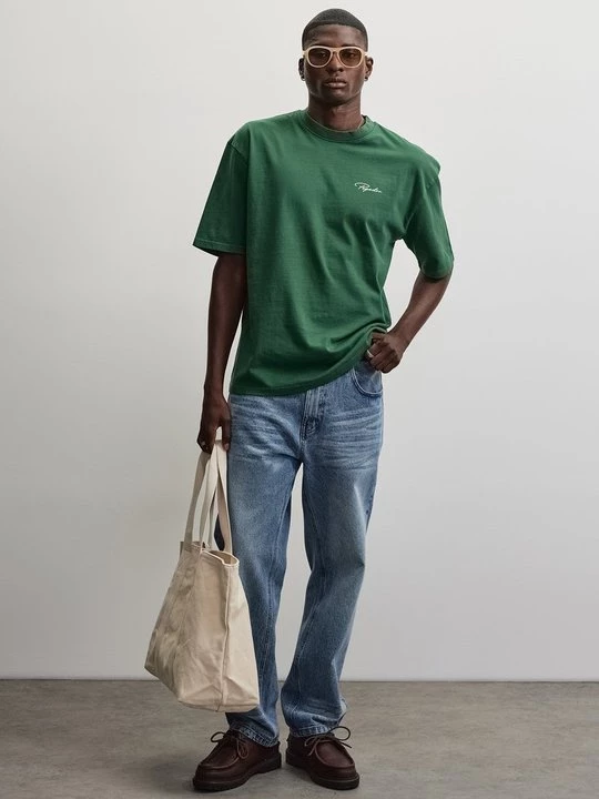 Foto van product T-shirt print Pegador groen