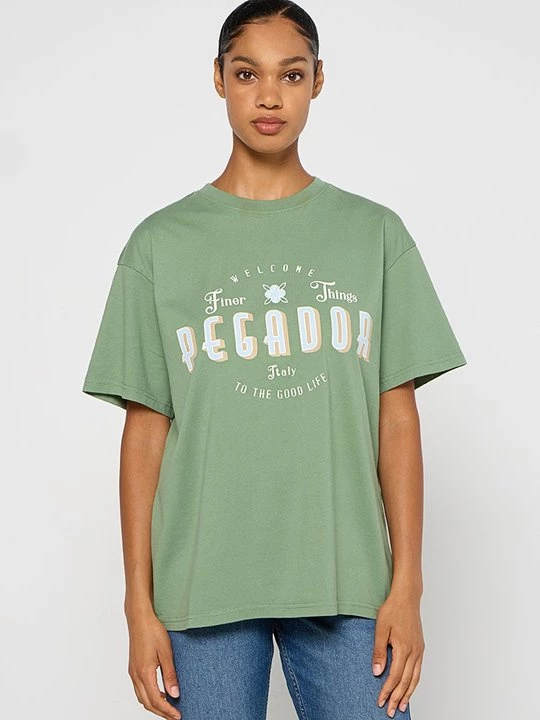 Foto van product T-shirt print Pegador groen